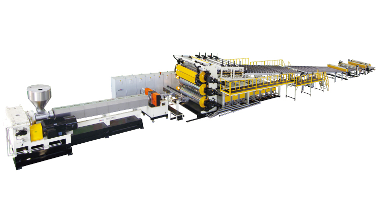 PVC Corrugated Plate Line