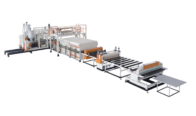 PP honeycomb panel production line