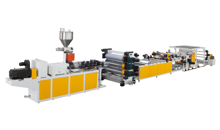 PVC transparent hard piece, PVC decorative piece production line