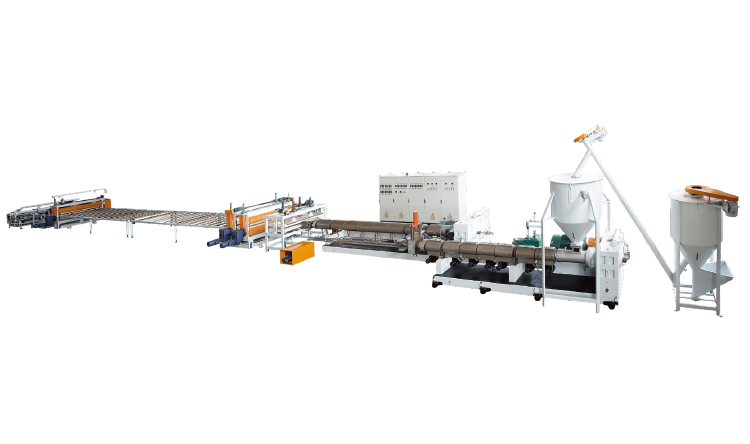 XPS extrusion insulation board production line (CO2 foaming technology)