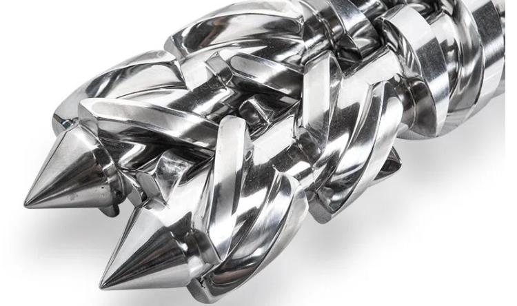 Bimetallic conical screw barrel