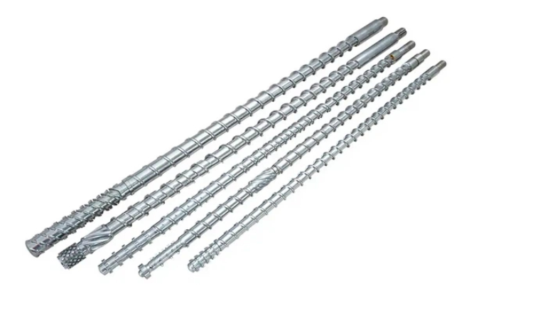 Screw barrel for extrusion machinery