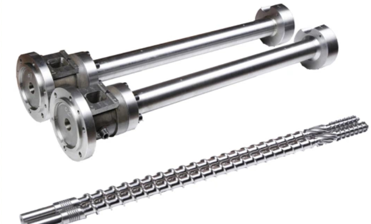 Screw barrel for thermo forming sheet